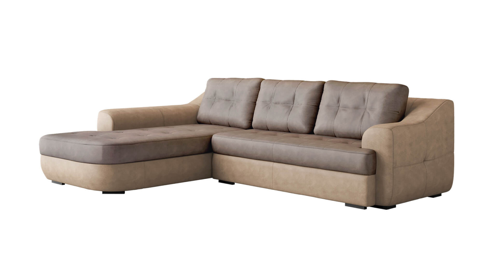 Γωνιακός καναπές HOLYWOOD με κρεβάτι, αποθηκευτικό χώρο & μηχανισμό PUMA | NANI